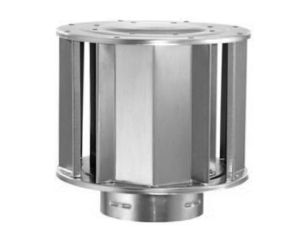 Lennox 46P93 - DuraVent 4GVDC, 4" High-Wind Cap - Type B Vent Gas Vent Round Pipe