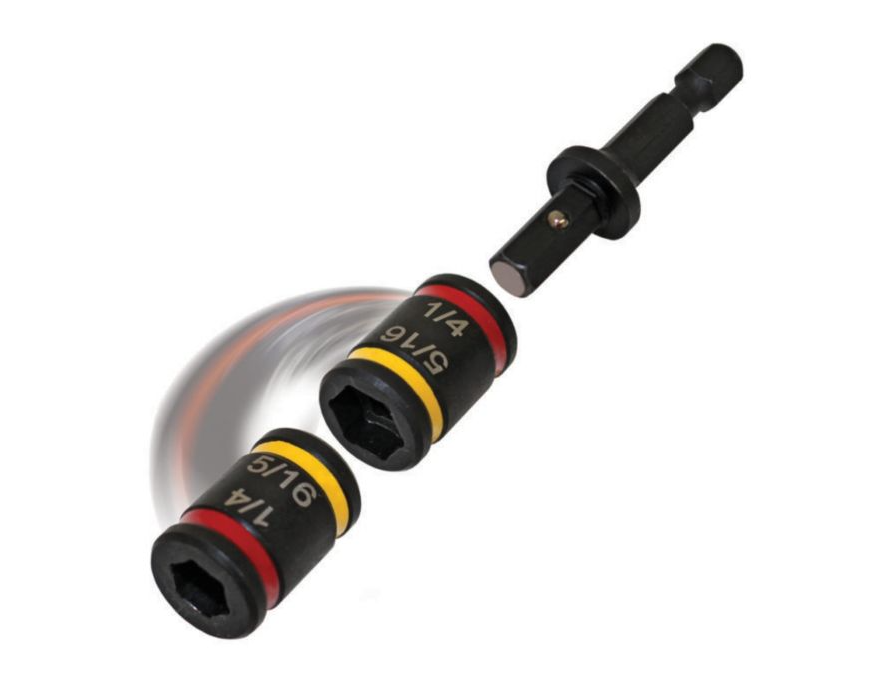 Malco MSHC C-RHEX, Reversible Magnetic Hex Driver, 1/4 & 5/16", 2" Length