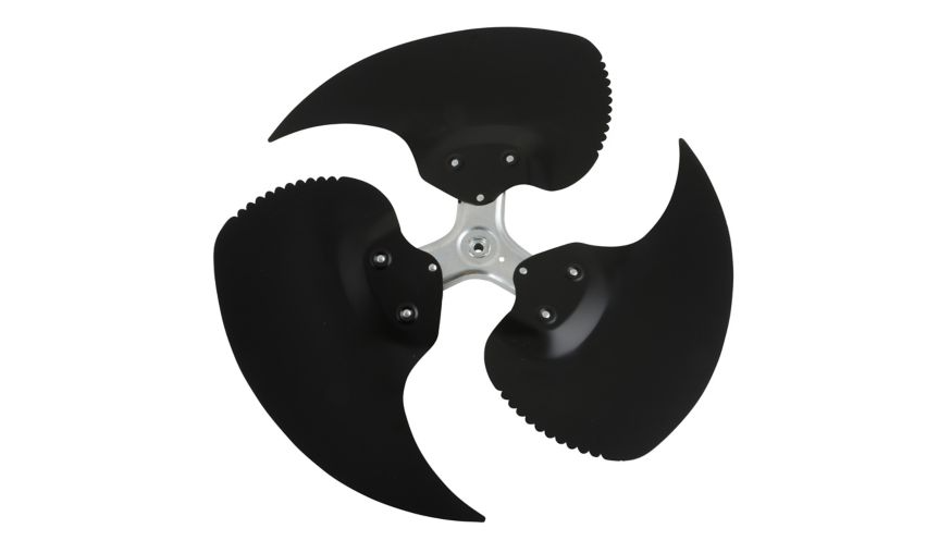 Lennox 21W13 - 100017-07, Swept Wing Fan Blade, 26" Diameter, 3-Blade, 16 Pitch, 1/2" Bore, CCW Facing Discharge