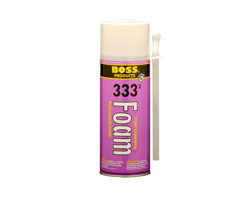 Lennox 58P95 - Boss 33316, 333 Foam Polyurethane Expanding Foam, 12 Ounce Aerosol