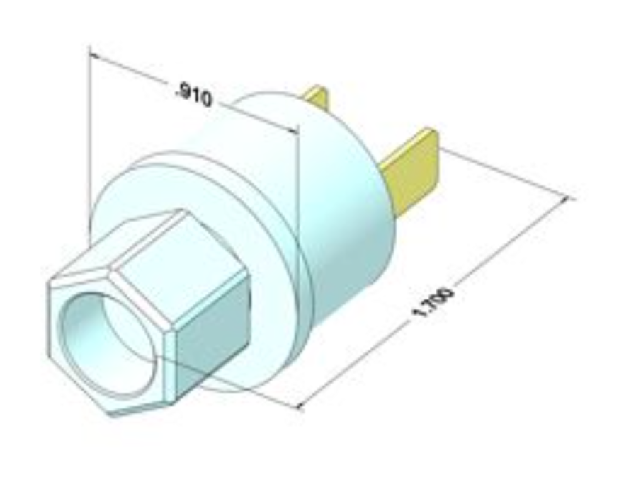 Lennox 80K76 - 80K7601 SWITCH-LEADLESS LOW PRESSURE