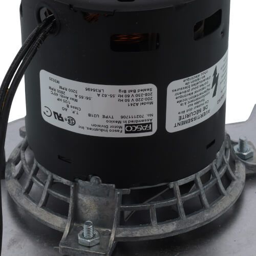 Fasco A241 - 1-Speed 3200 RPM 1/25 HP Rheem Blower Motor (208/230V