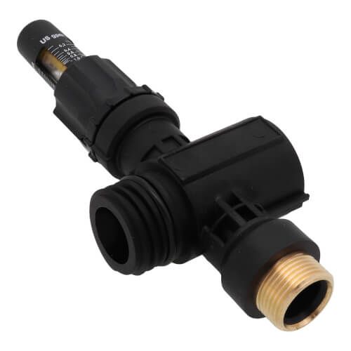 Uponor A2670003 - EP Heating Manifold Single Section w/ Balancing Valve & Flow Meter