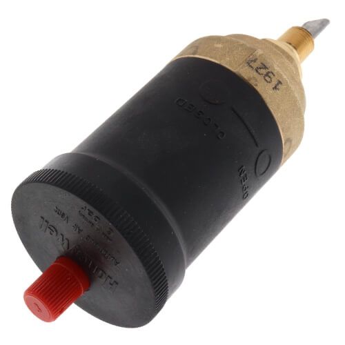 Resideo Braukmann EA122A1002 - Automatic Air Vent with Built-in Shutoff Valve for Hydronic Heating Systems