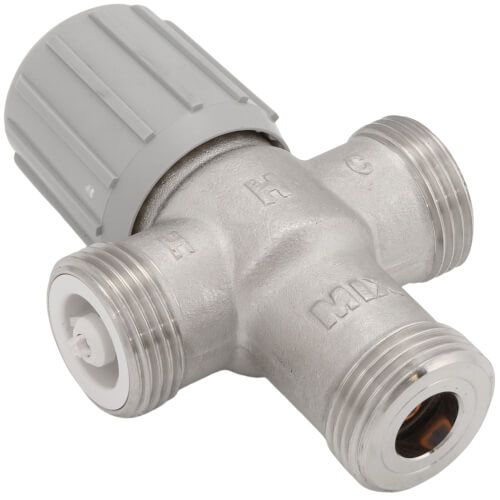 Resideo Braukmann AM100-UT-1LF - 1/2" Union NPT Lead Free Mixing Valve, 70-Degree -145-Degree F