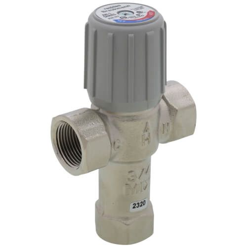 Resideo Braukmann AM101-1LF - 3/4" Female NPT Lead Free Mixing Valve, 70-145F