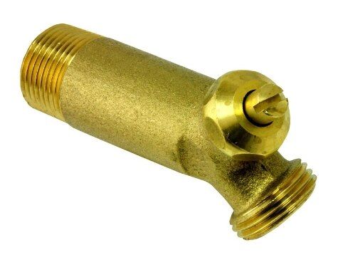 Rheem AP12112S - Drain Valve for Water Heater - Screwdriver, Brass, 3 in. Shank