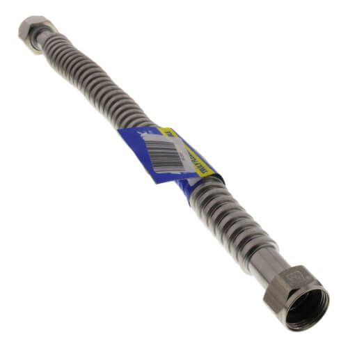 Rheem AP12929 - 3/4" Female NPT x 3/4" Female NPT Flexible Water Connector, Stainless Steel (18" Long)