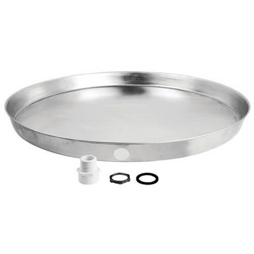 Rheem AP13325 - Water Heater Drain Pan - Aluminum, 30 x 2-1/8 in., 1 in. Drain Hole