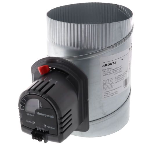 Honeywell Home ARD6TZ - 6" Round Automatic TrueZONE Damper