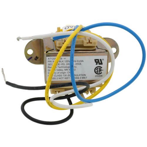 Resideo AT120B1028 - Foot Mounted 120 Vac Transformer with 9 in. Lead Wires and End Bells