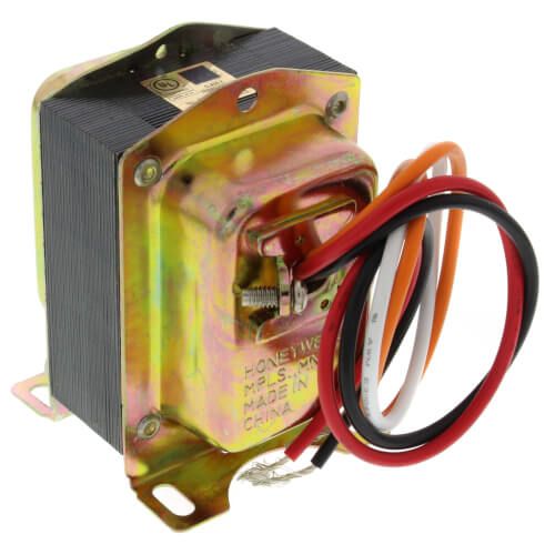 Resideo AT150A1007 - Foot Mounted, Plate Mounted, Clamp mounted or Panel Mounted 120/208/240 Vac Transformer w/ 9 in. Lead Wires (50VA)