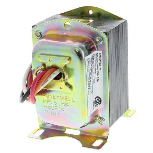 Resideo AT175A1008 - Foot mounted 120/208/240 Vac Transformer w/ 9 in. Lead Wires (75VA)