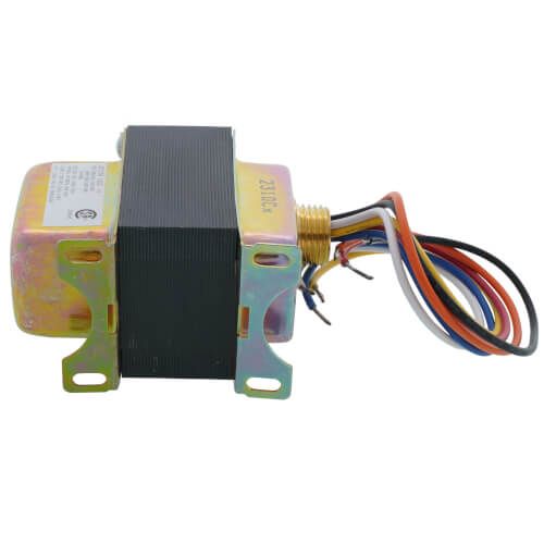 Resideo AT175F1023 - Plate or Panel Mounted 120/208/240 Vac Transformer with 9 in. Lead Wires and Metal End Bells