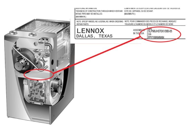 Lennox 25B34 - 625347-03 BURNER BOX UH ASSY 80% CLOSED