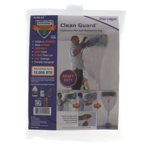 Nu-Calgon 4150-01 – Clean Guard Professional Mini-Split AC Maintenance Bag