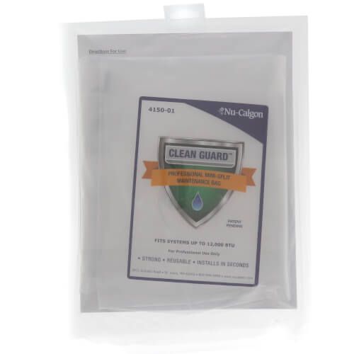 Nu-Calgon 4150-01 – Clean Guard Professional Mini-Split AC Maintenance Bag