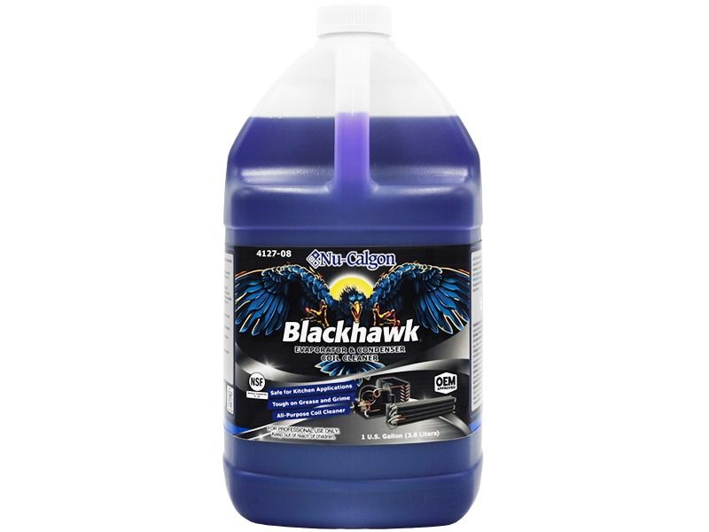 Nu-Calgon 4127-08 - Evaporator and Condenser Coil Cleaner, Blackhawk 4 x 1 Gallon cs.