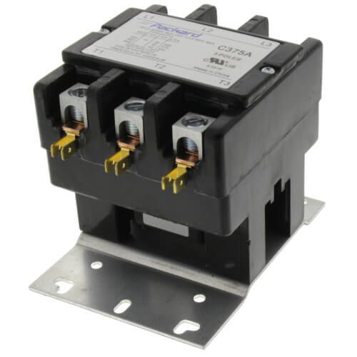 Packard C375A - 3 Pole Contactor (24V, 75 Amp)