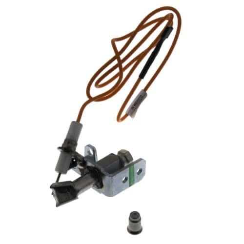 Lennox 18G90 - ( 18G9001) Pilot Burner with Electrode, Natural Gas Orifice 0.018", 24" Ignition Wire