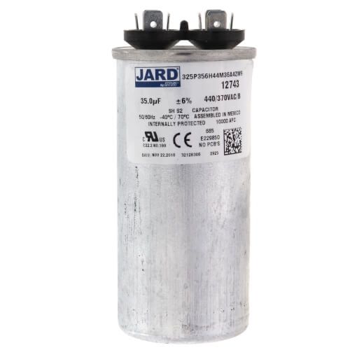 Jard 12743 - 35 MFD Round Run Capacitor (440V)