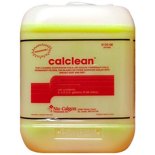 Nu-Calgon 4135-06 - Liquid alkaline detergent, CalClean 2 1/2 gal. pail
