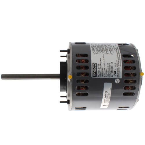 Fasco D701 - 4-Speed 1075 RPM Direct Drive Blower Motor (1/2 - 1/3 - 1/4 - 1/5 HP, 115V)