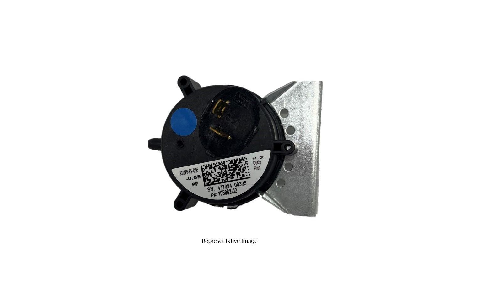 Lennox 18L48 - Lennox 105982-14, High Altitude Pressure Switch Kit, Actuates at 0.30" W.C.; Wine Dot