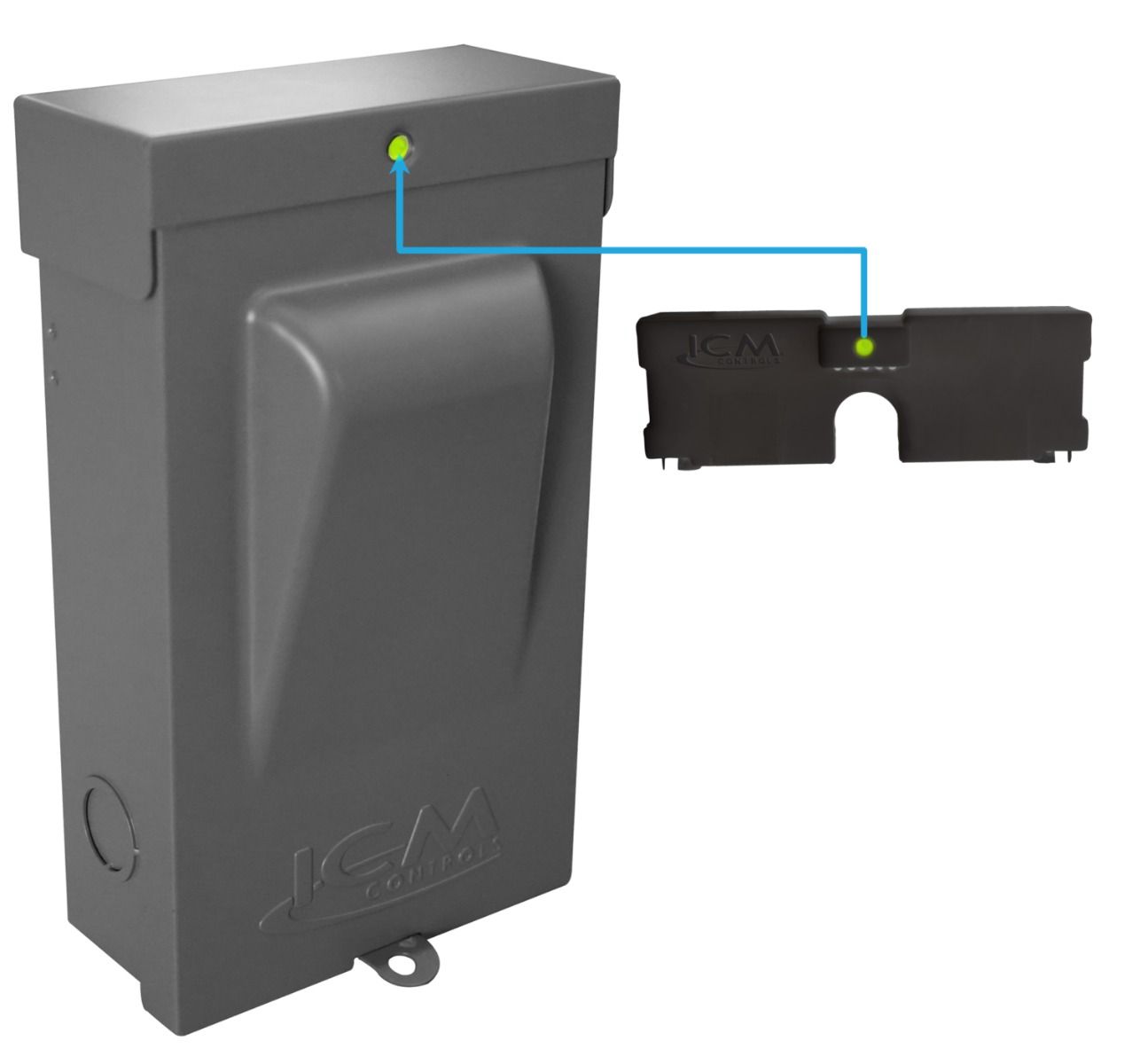 ICM Controls ICM495-30A - 30A Fused HVAC Disconnect with Built-In Type 2 Surge Protection (NEMA 3R)
