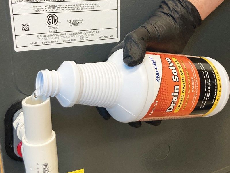 Nu-Calgon 4165-01 - Industrial Strength Alkaline Drain Opener,Drain Solve 55 gal. drum