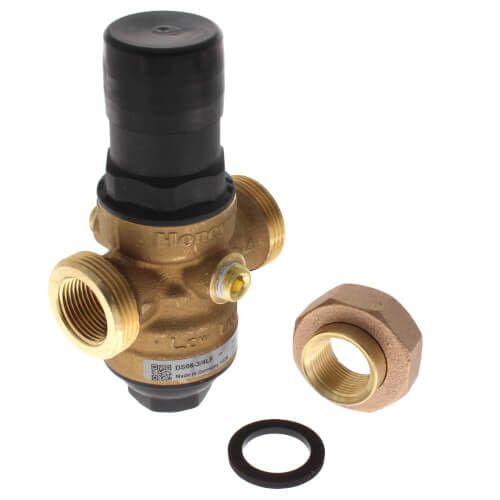 Resideo Braukmann DS06-101-SUT-LF - 3/4" Single Union NPT DialSet Pressure Regulating Valve (Lead Free)