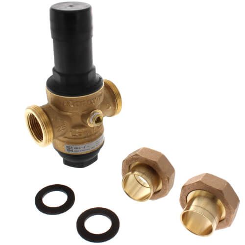 Resideo Braukmann DS06-102-DUS-LF - 1" Double Union Sweat DialSet Pressure Regulating Valve (Lead Free)