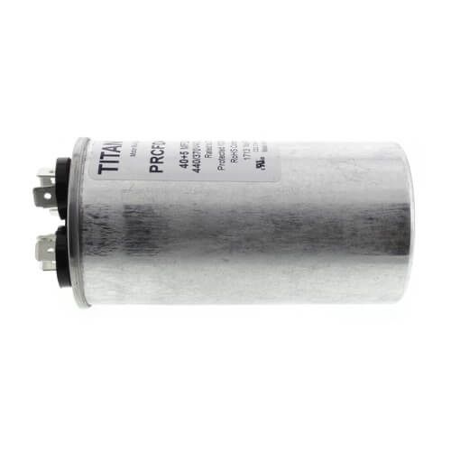 TITAN HD PRCFD405A - 40/5 MFD Round Dual Motor Run Capacitor (440/370V)