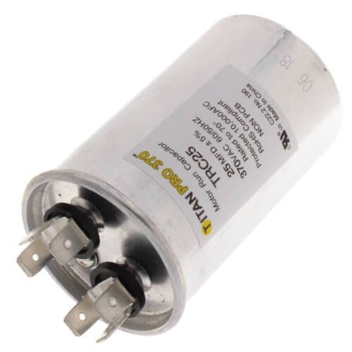 Titan Pro TRC25 - MFD Round Motor Run Capacitor (370V)