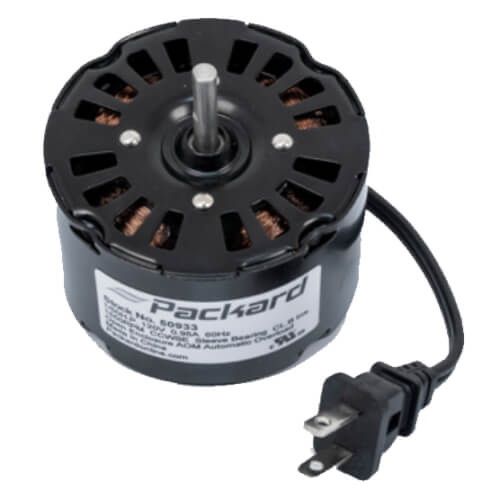 Packard 50933 - 3.3" Fan & Blower Duty Motor (1/50 HP, 120V, 1550 RPM)