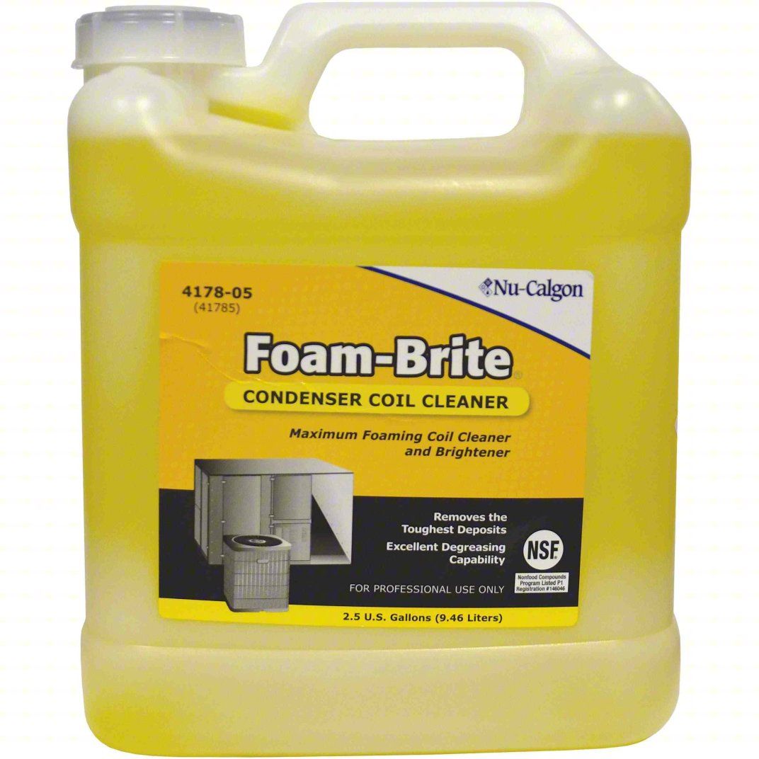 Nu-Calgon 4178-01 –Foam-Brite- 55-Gallon Drum-Heavy-Duty Alkaline Coil Cleaner & BrightenerFoam