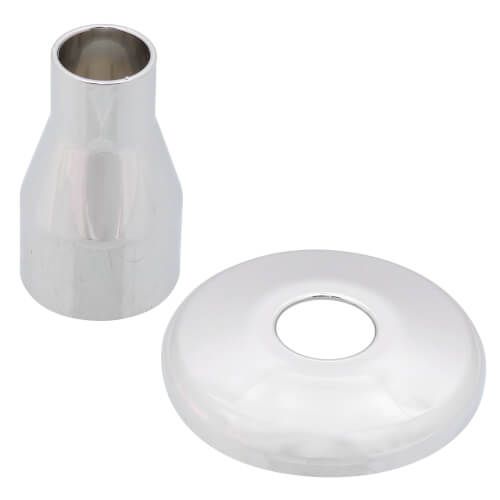 Uponor F5650500 - ProPEX Escutcheon for 1/2" PEX (11/16 OD), Chrome Plated