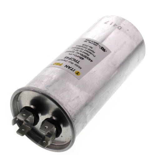 Titan Pro TRCF45 - 45 MFD Round Motor Run Capacitor (440/370V)