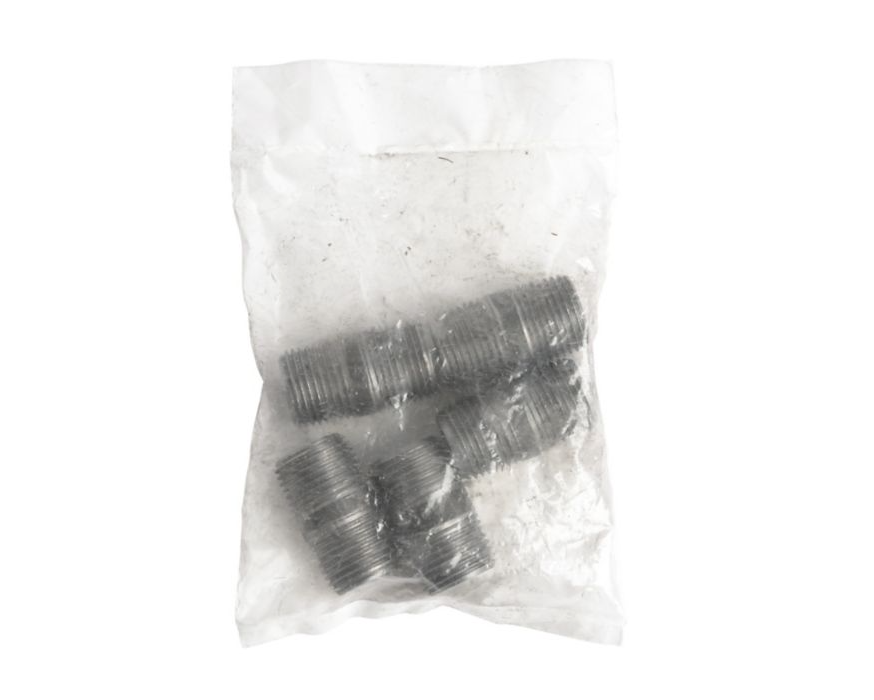 Lennox Black Iron Pipe Nipple, 1/2 x 1-1/2", 5/pkg