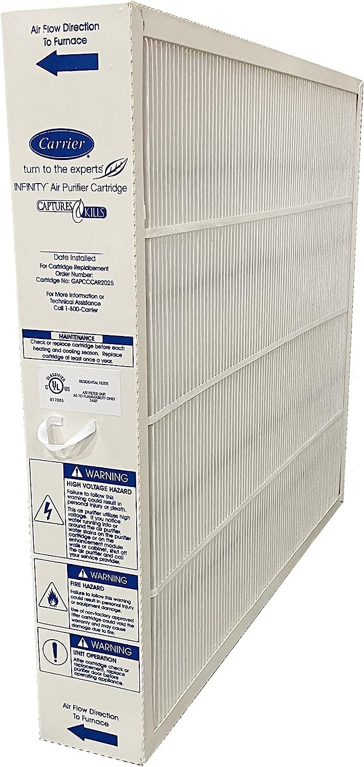 Carrier GAPCCCAR2025 - INFINITY AIR PURIFIER FILTER MEDIA 20" X 25" X 3-1/2" MERV 15 FURNACE