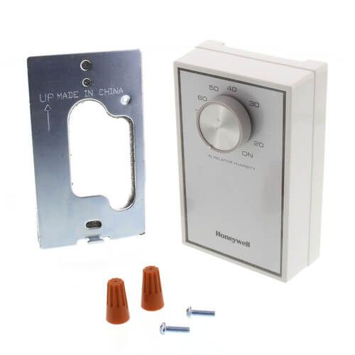 Honeywell Home H46C1166 - Dehumidistat, 24/120/240 VAC (White)