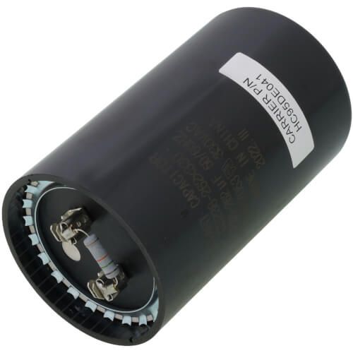 Carrier HC95DE041 - 330V Round Start Capacitor 238-262MFD