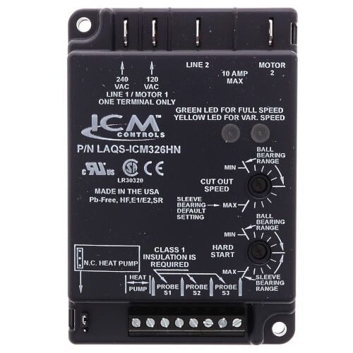 ICM Controls ICM326HNC-LF - ICM326HN Single-Phase Head Pressure Control (120, 208/240 VAC)