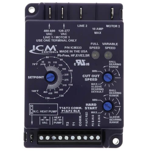 ICM Controls ICM333C-LF - Dual Input Head Pressure Control