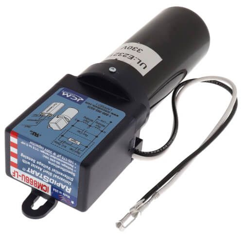ICM Controls ICM866U-LF - Motor Hard Start, Voltage Sensing w/ High-Powered Relay Output for 1/12 to 5HP Applications