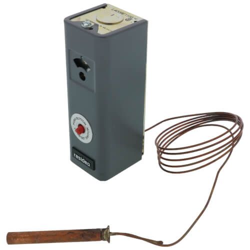 Resideo L4008E1156 - High Limit Remote Bulb Aquastat, 130-270-Degree (F) range, Manual Reset