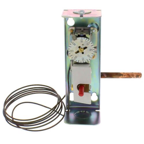 Resideo L4008E1305 - High Limit Remote Bulb Aquastat, 100-240-Degree (F) range, Manual Reset