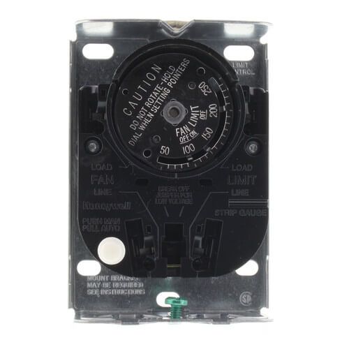 Resideo L4064B2210 - Fan and Limit Controller w/ 125 F Fan on/100 F Fan off, 200 F High Limit, 11-1/2" Insertion
