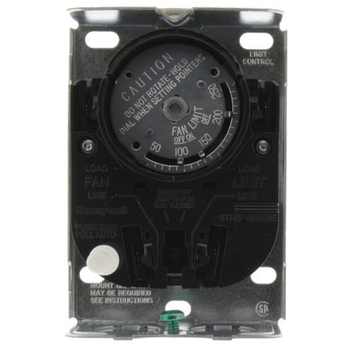 Resideo L4064B2228 - Fan and Limit Controller w/ 125 F fan on/100 F fan off, 200 F high limit, 5" insertion