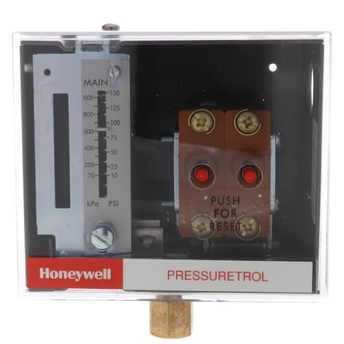 Honeywell L4079A1050 - Pressuretrol Controller, Manual Reset, 10 psi to 150 psi